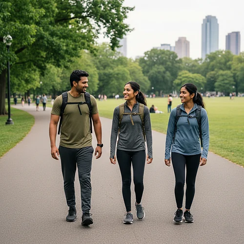 Rocking turns walking into a moderate-to-intense full-body workout.