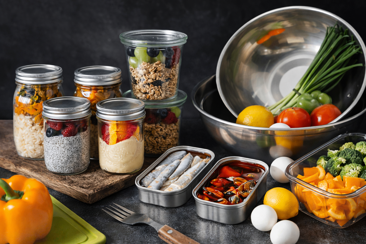 Steel or glass containers—which is safer for storing food